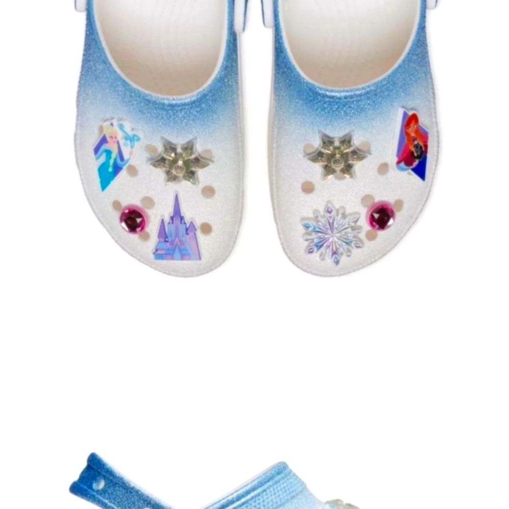 Disney Frozen crocs NWT 9W